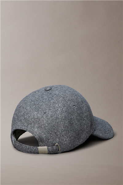 Calvin Klein Emb Titlecase Logo Felt Cap Erkek Baseball Şapka Gri