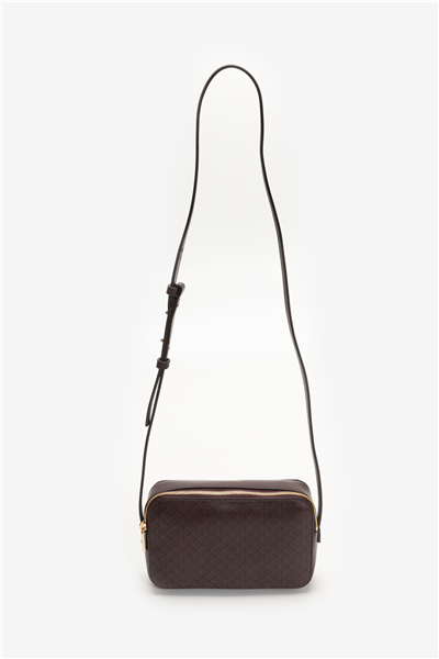 Calvin Klein Emblem Aop Elongated Camera Bag Kadın Mini Omuz Çantası