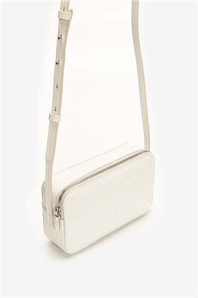 Calvin Klein Emblem Aop Elongated Camera Bag Kadın Mini Omuz Çantası