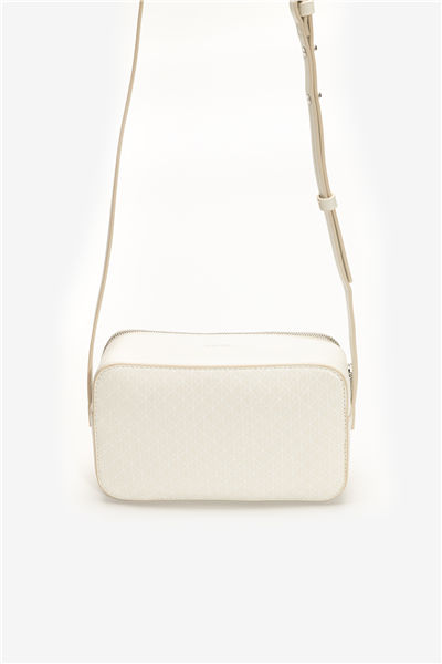 Calvin Klein Emblem Aop Elongated Camera Bag Kadın Mini Omuz Çantası