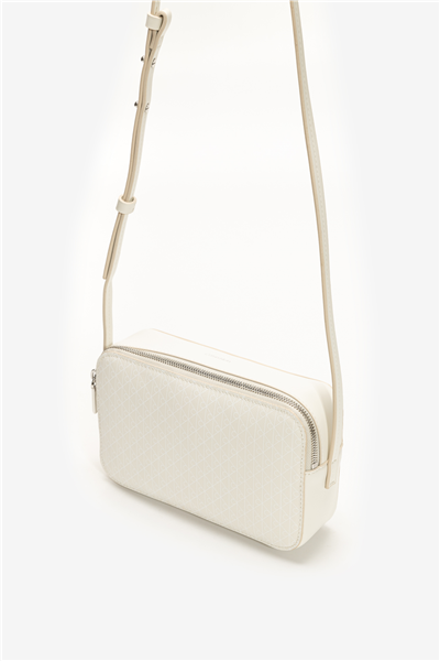 Calvin Klein Emblem Aop Elongated Camera Bag Kadın Mini Omuz Çantası