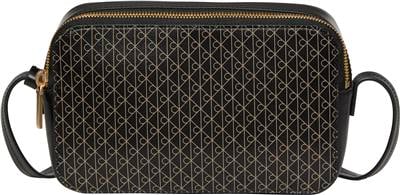 Calvin Klein Emblem Aop Elongated Camera Bag Kadın Mini Omuz Çantası