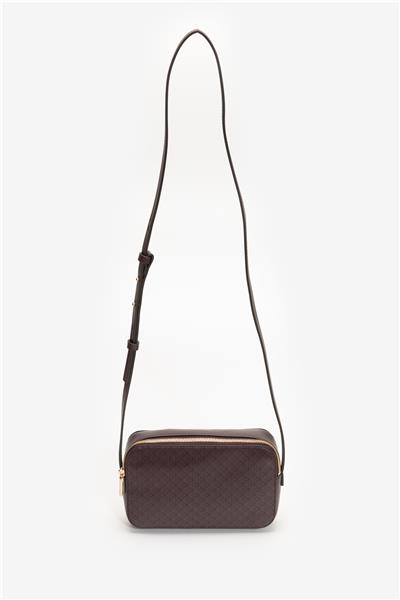 Calvin Klein Emblem Aop Elongated Camera Bag Kadın Mini Omuz Çantası