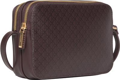 Calvin Klein Emblem Aop Elongated Camera Bag Kadın Mini Omuz Çantası