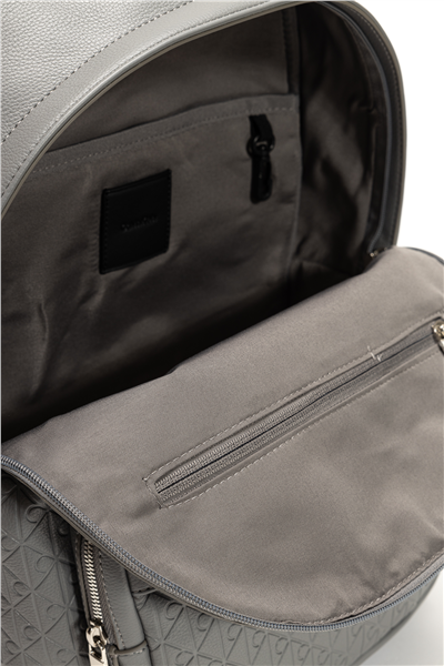 Calvin Klein Emblem Aop Emboss Round Backpack Erkek Sırt Çantası