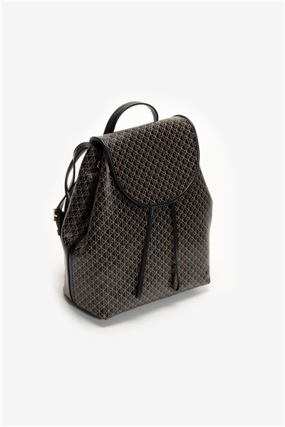 Calvin Klein Emblem Aop Flap Backpack Kadın Sırt Çantası