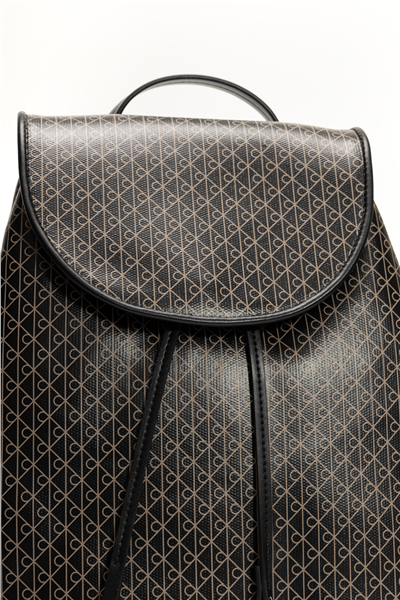 Calvin Klein Emblem Aop Flap Backpack Kadın Sırt Çantası