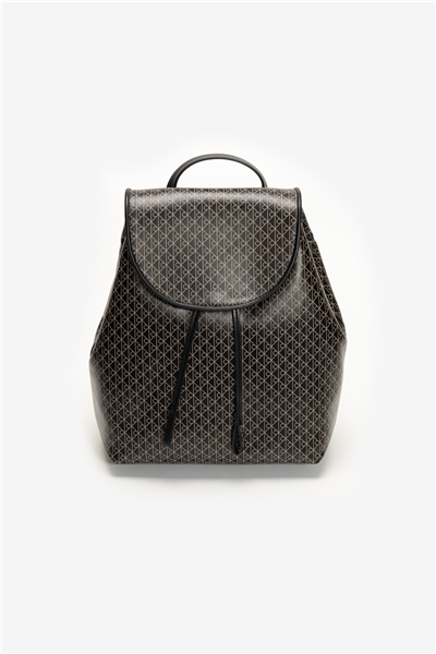 Calvin Klein Emblem Aop Flap Backpack Kadın Sırt Çantası