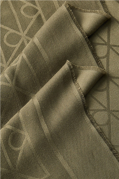 Calvin Klein Emblem Aop Glossy Tonal Scarf Kadın Atkı Yeşil