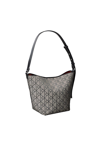 Calvin Klein Emblem Aop Jacquard Bucket Kadın Omuz Çantası Yeşil