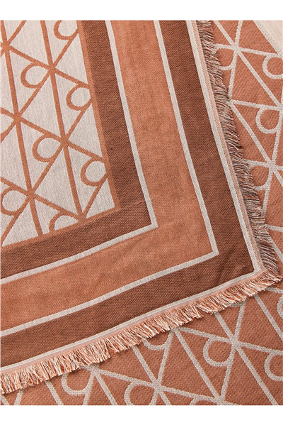 Calvin Klein Emblem Aop Jacquard Square Scarf Kadın Atkı