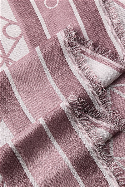 Calvin Klein Emblem Aop Jacquard Square Scarf Kadın Atkı Siyah