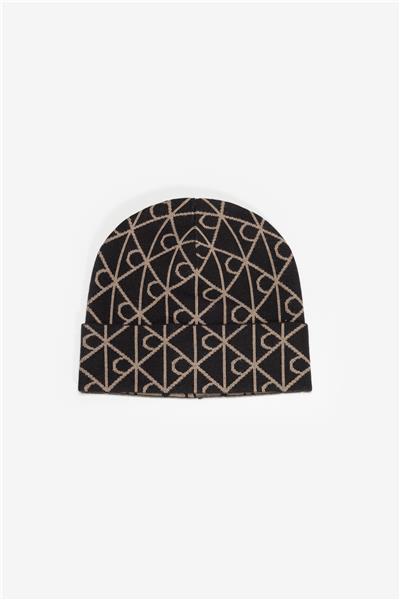 Calvin Klein Emblem Aop Jcq Fine Rib Erkek Bere