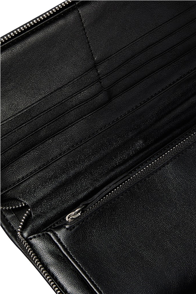 Calvin Klein Emblem Aop Jcqrd Passport Wallet Kadın Cüzdan Yeşil