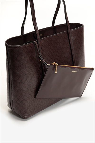 Calvin Klein Emblem Aop Kadın Mini Omuz Çantası