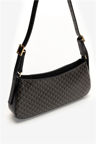 Calvin Klein Emblem Aop Small Shoulder Bag Kadın Mini Omuz Çantası