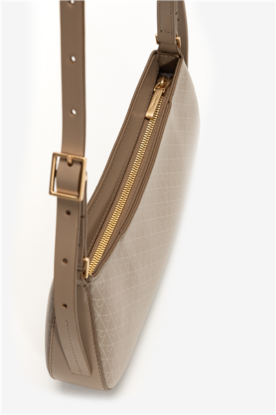 Calvin Klein Emblem Aop Small Shoulder Bag Kadın Mini Omuz Çantası