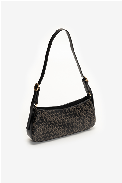 Calvin Klein Emblem Aop Small Shoulder Bag Kadın Mini Omuz Çantası