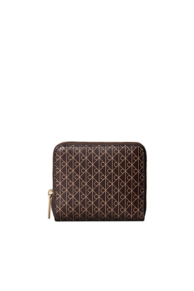 Calvin Klein Emblem Aop Square Zip Around Kadın Cüzdan