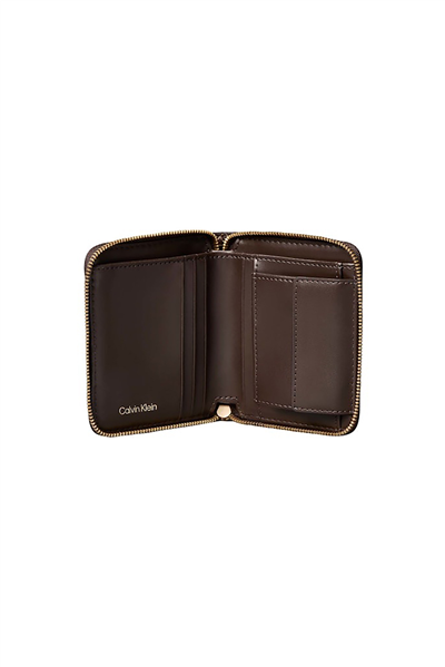 Calvin Klein Emblem Aop Square Zip Around Kadın Cüzdan