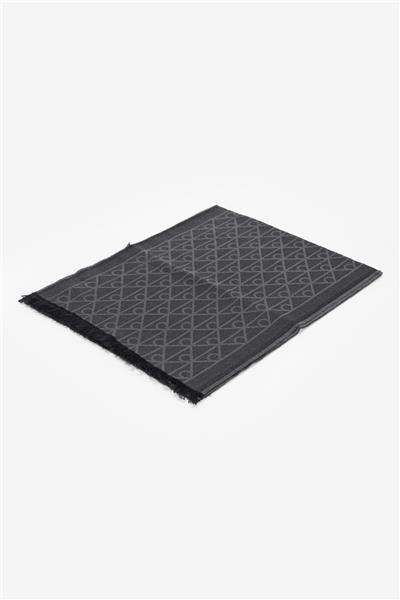 Calvin Klein Emblem Aop Tonal Wool Lw Erkek Atkı