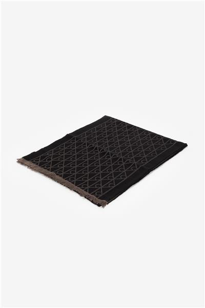 Calvin Klein Emblem Aop Tonal Wool Lw Erkek Atkı