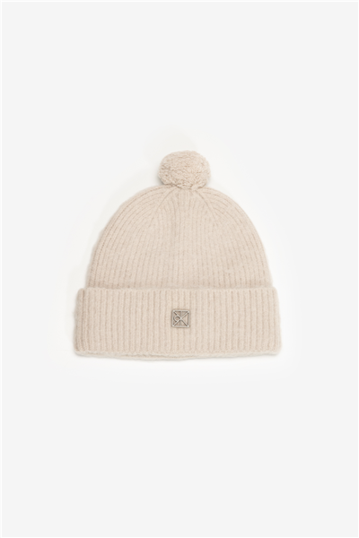 Calvin Klein Emblem Brushed Pompom Erkek Bere