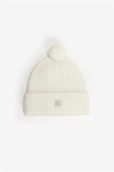 Calvin Klein Emblem Brushed Pompom Erkek Bere