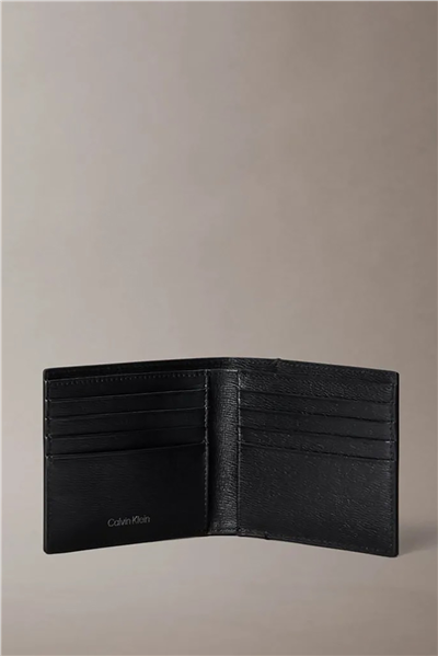 Calvin Klein Emblem Hw Billfold Erkek Cüzdan Siyah