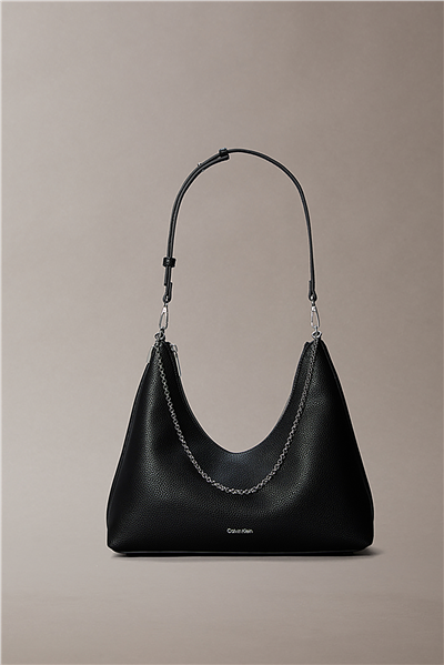 Calvin Klein Emblem Hw Pebble Sho Kadın Mini Omuz Çantası