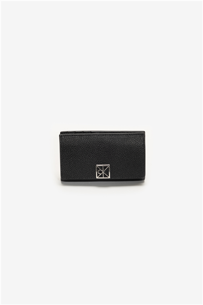 Calvin Klein Emblem Hw Pebble Sna Kadın Kartlık