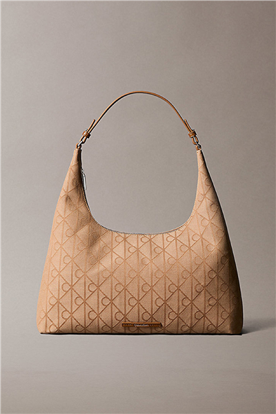 Calvin Klein Emblem Jacquard Shoulder Bag Kadın Omuz Çantası