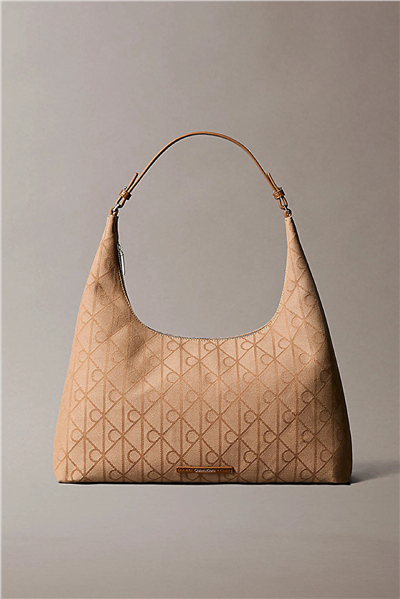 Calvin Klein Emblem Jacquard Shoulder Bag Kadın Omuz Çantası