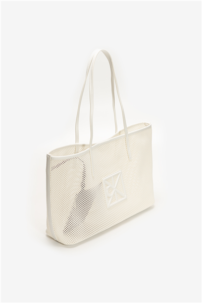 Calvin Klein Emblem Mesh Tote Kadın Omuz Çantası