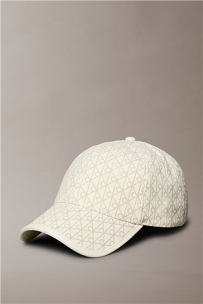 Calvin Klein Emblem Print W Leather Patch Kadın Baseball Şapka