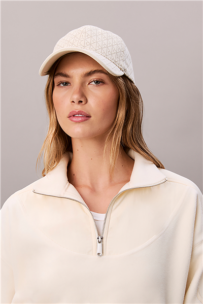 Calvin Klein Emblem Print W Leather Patch Kadın Baseball Şapka