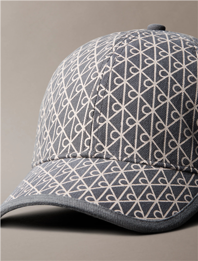 Calvin Klein Emblem Print W Leather Patch Cap Erkek Baseball Şapka