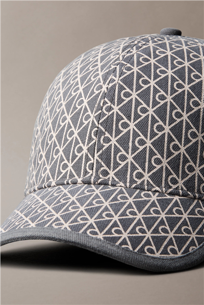 Calvin Klein Emblem Print W Leather Patch Cap Erkek Baseball Şapka