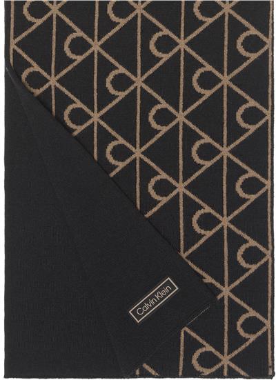 Calvin Klein Emblem ﻿Reversible Wool Hw Erkek Atkı