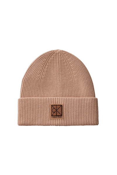 Calvin Klein Emblem Square Ri﻿B Beanie Kadın Bere