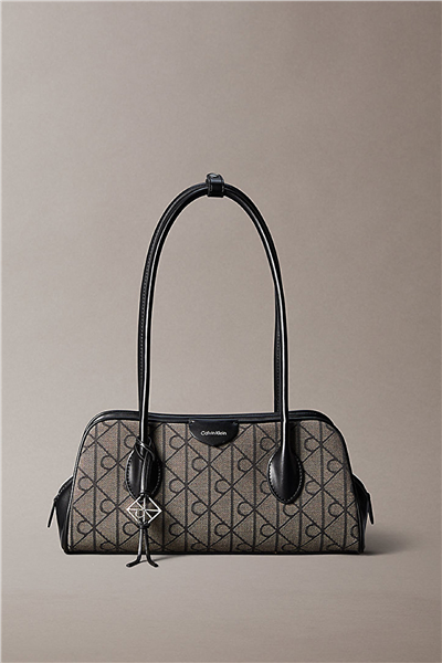 Calvin Klein Emblem Trio Jacquard Shoulder Ba Kadın Omuz Çantası