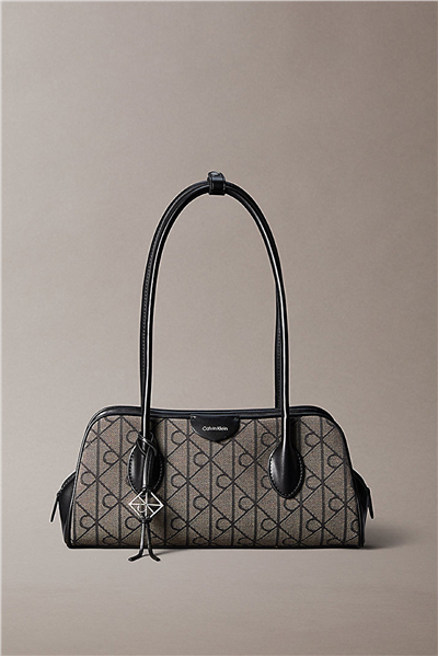 Calvin Klein Emblem Trio Jacquard Shoulder Ba Kadın Omuz Çantası