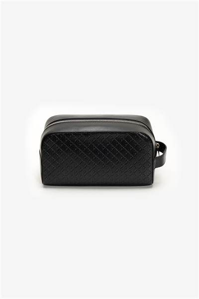 Calvin Klein Embossed Emblem Washbag Erkek El Çantası