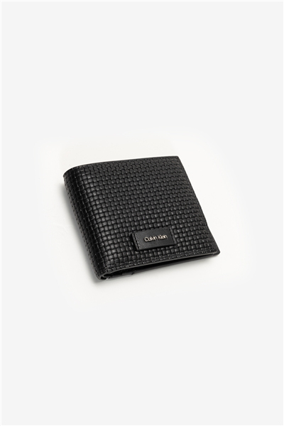 Calvin Klein Embossed Woven Billfold W/ Coin Erkek Cüzdan