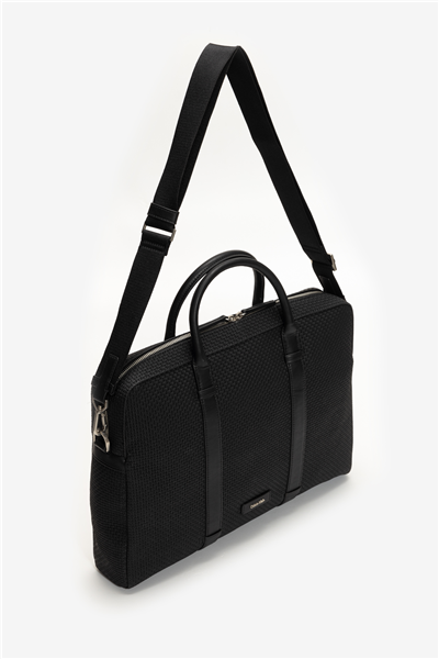 Calvin Klein Embossed Woven Commuter Erkek Bilgisayar Çantası