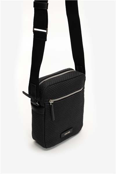 Calvin Klein Embossed Woven Reporter Erkek Reporter Çanta