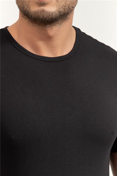 Calvin Klein Erkek 2li Bisiklet Yaka Atlet Siyah