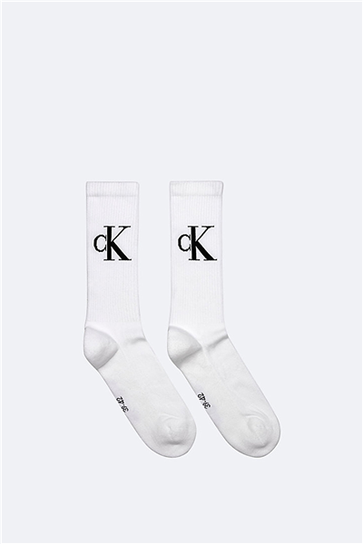 Calvin Klein Erkek 2li Çorap Mavi