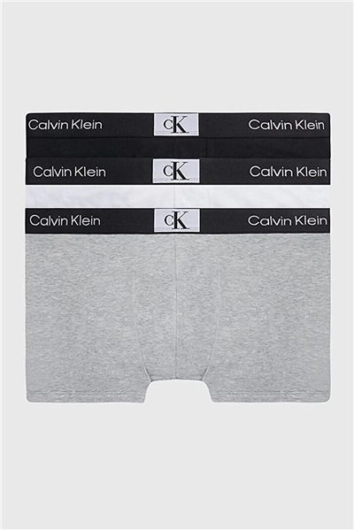 Calvin Klein Erkek 3lü Boxer Çok Renkli