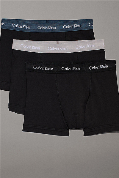 Calvin Klein Erkek 3lü Boxer Siyah